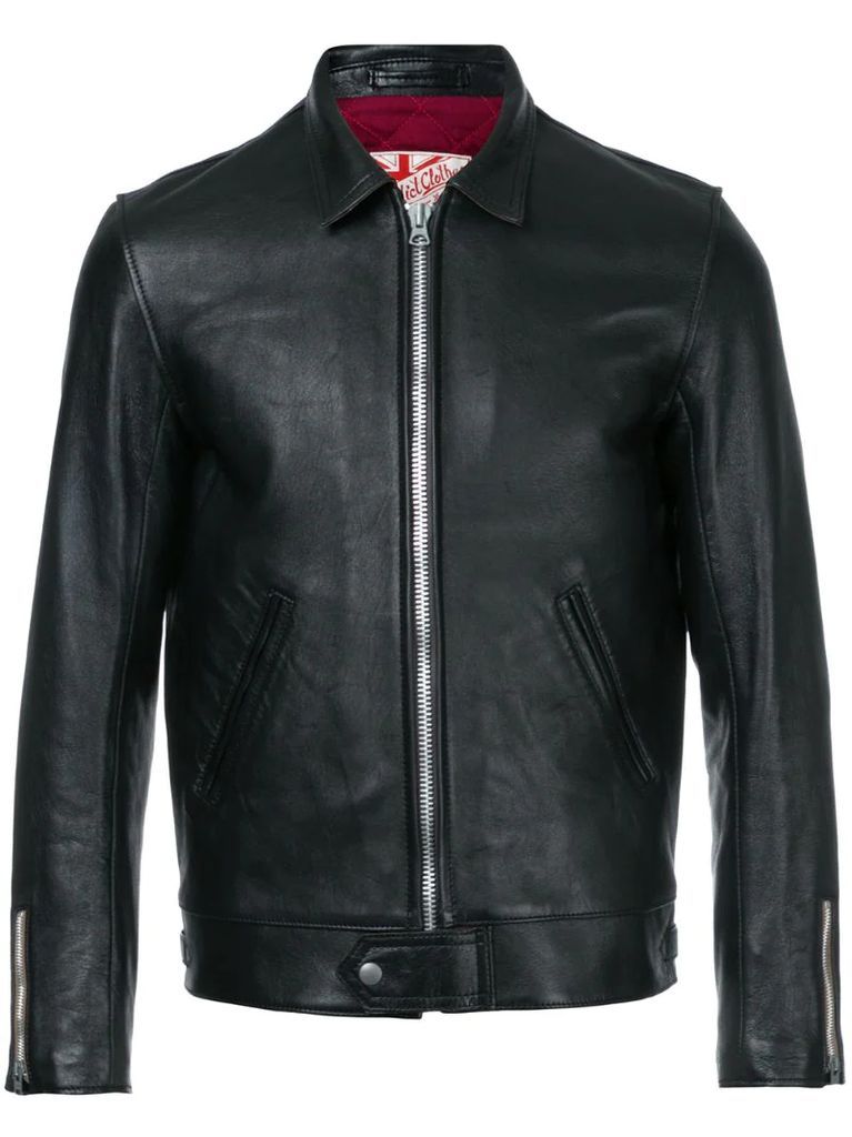 vintage style zipped jacket
