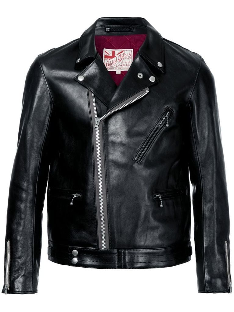 vintage style biker jacket