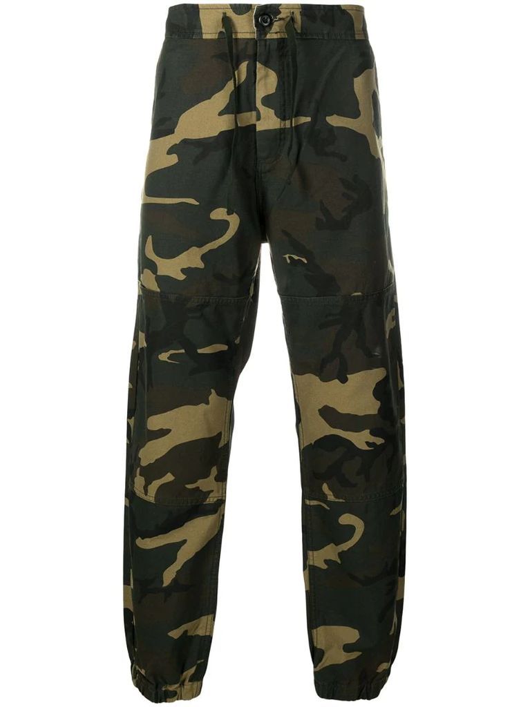 Marshall camouflage-print tapered trousers
