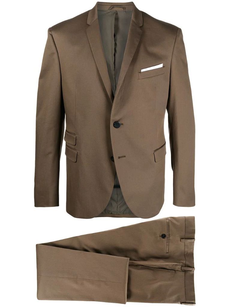 classic notched lapels two-piece suit