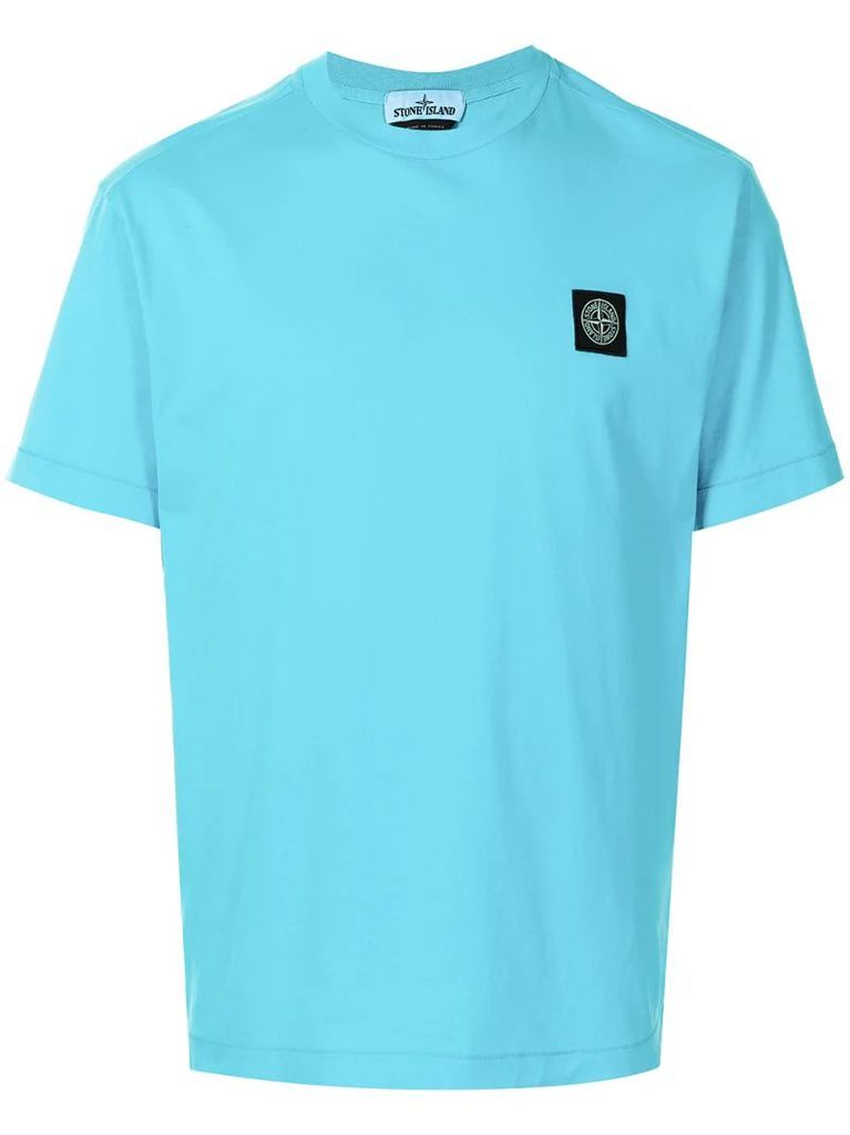 logo-patch cotton t-shirt
