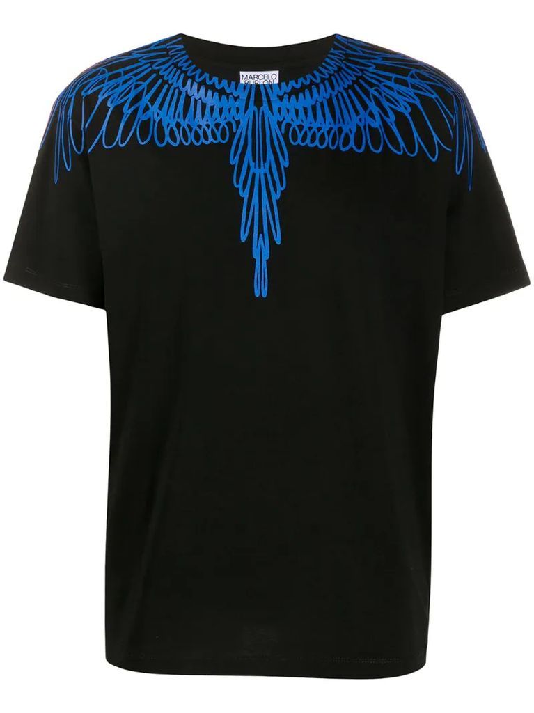 wings print T-shirt