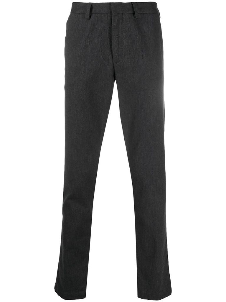 tailored slim-fit trousers