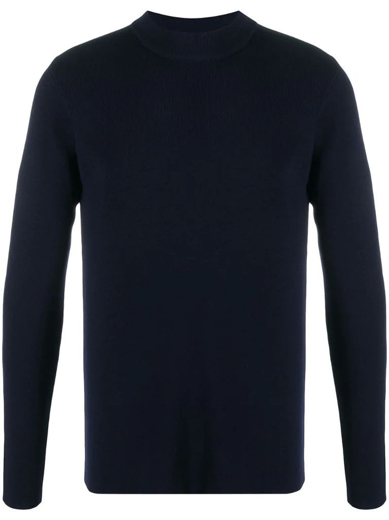 Topic rib-trimmed wool jumper