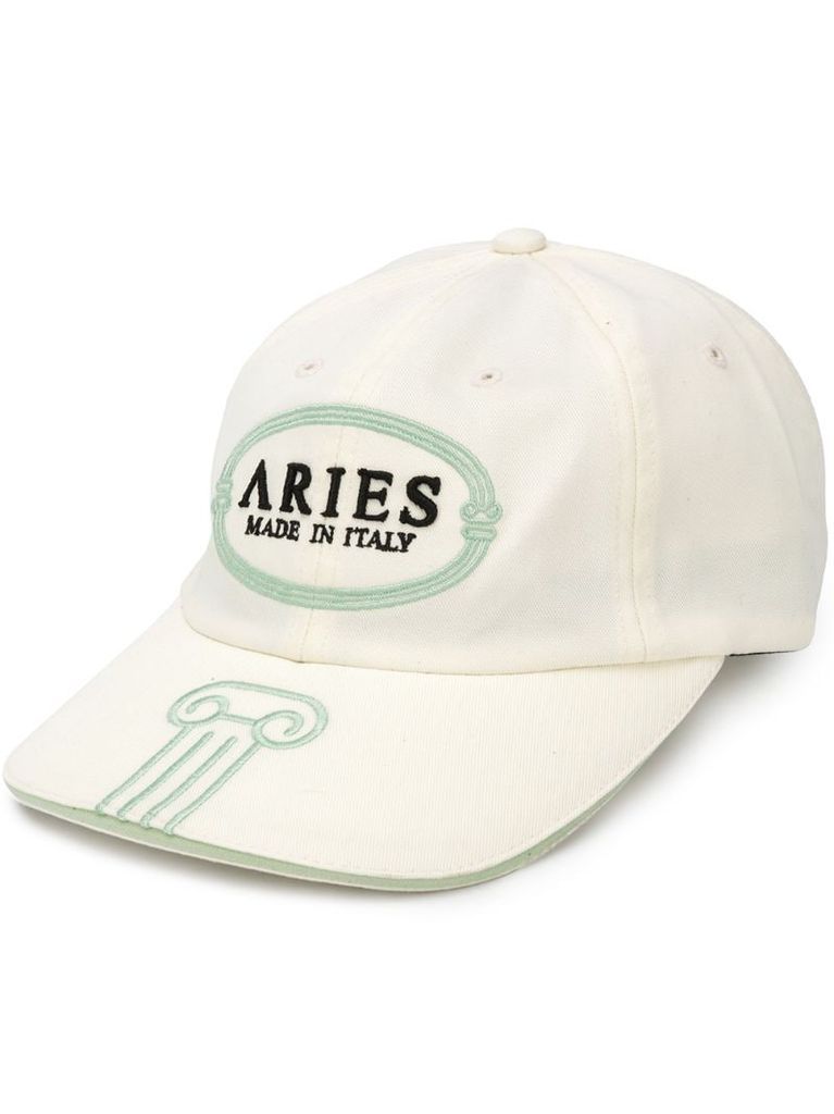 embroidered column cap