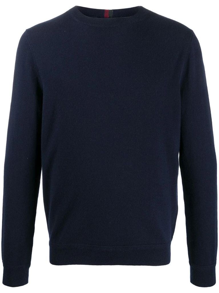 crew-neck cashmere sweatshirt