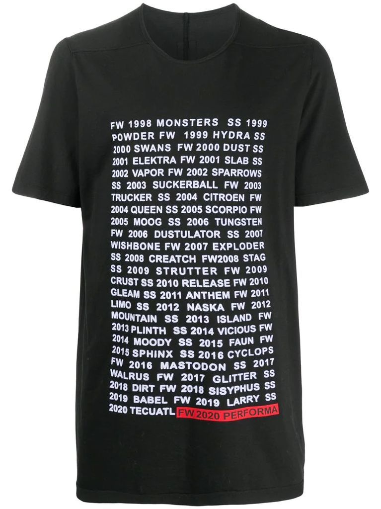text-print T-shirt