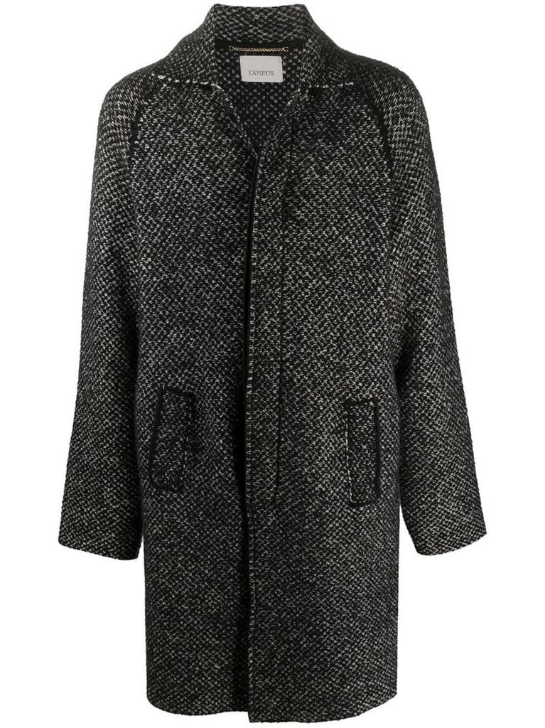 micro-pattern coat