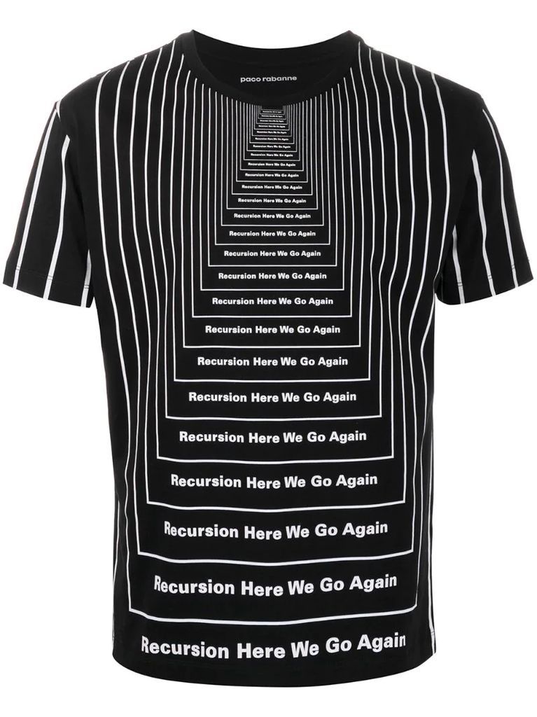 Recursion crew neck T-shirt