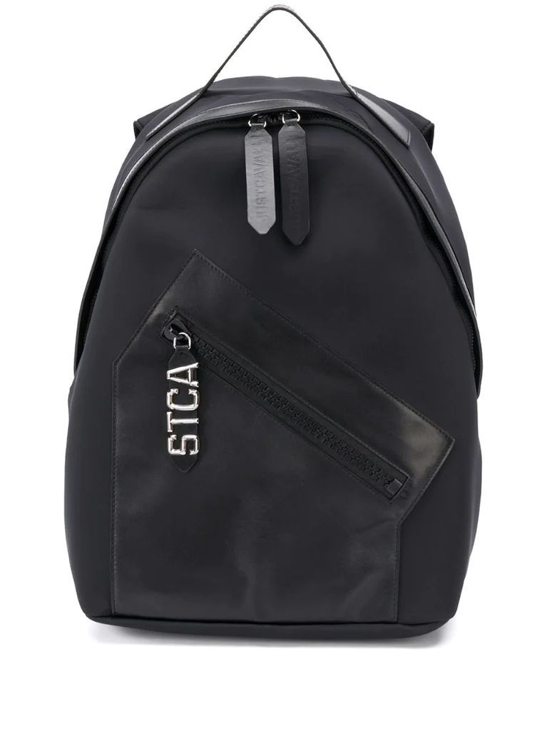 contrast-panel backpack