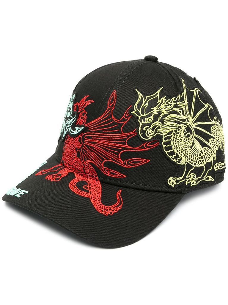 dragon embroidered baseball cap
