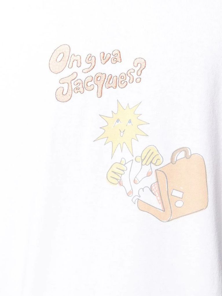 On Y Va Jacques printed T-shirt