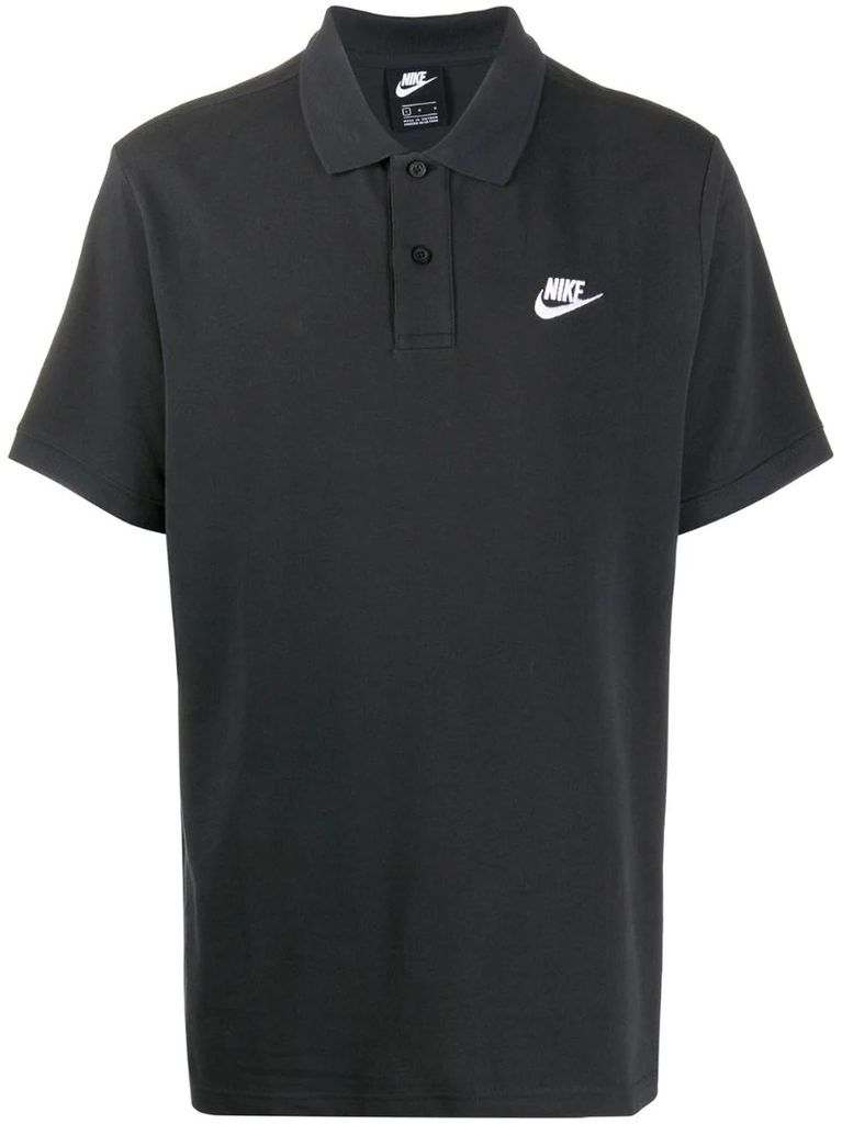 relaxed-fit polo shirt