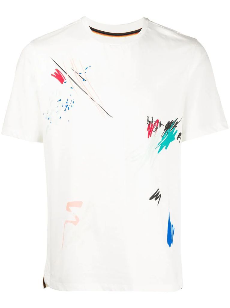 'Marker Pen' print T-shirt