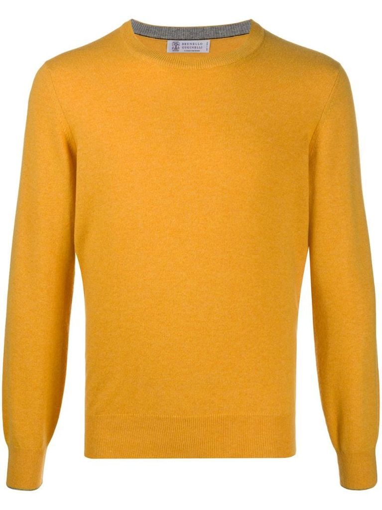 cashmere long sleeve jumper