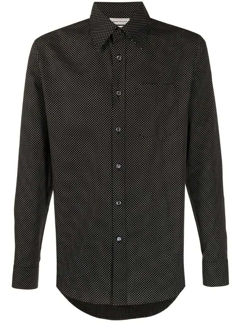 micro dotted shirt