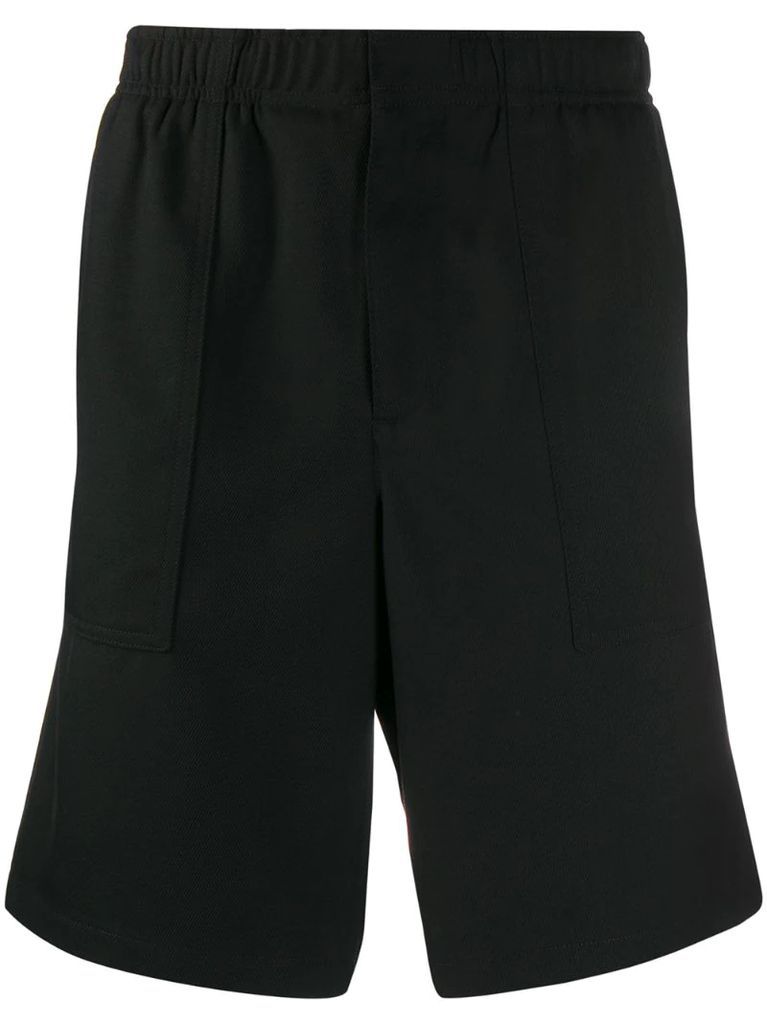 elasticated waist bermuda shorts