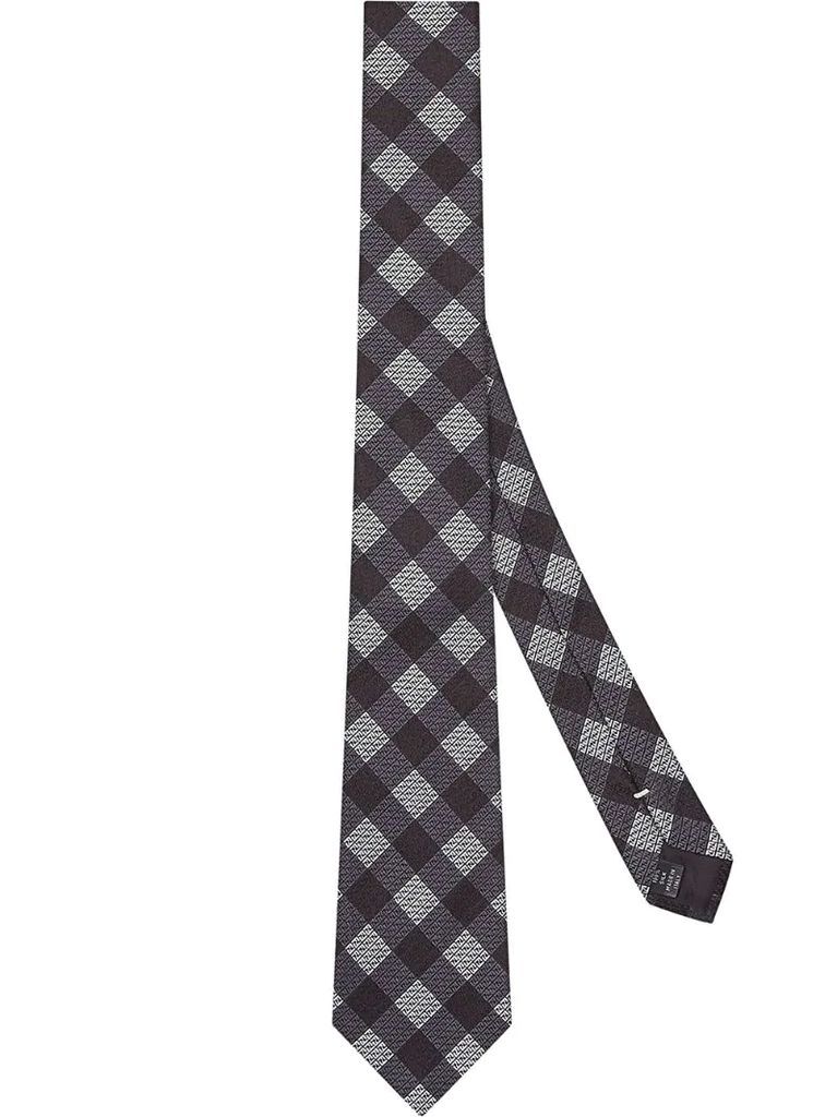 checked tie