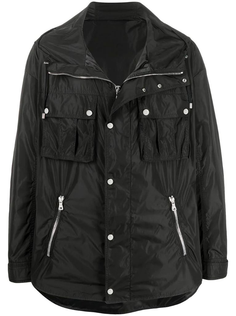 zip-front drawstring jacket