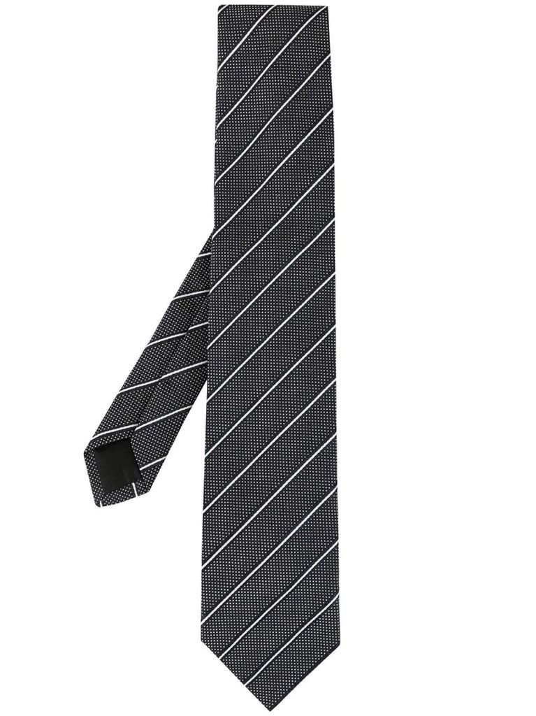 striped dotted tie
