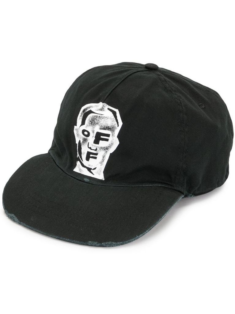 graphic-print baseball cap