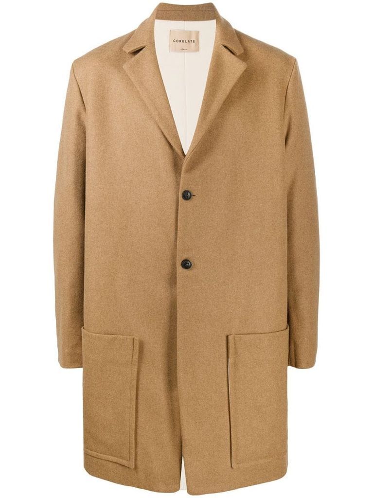 single-breasted coat