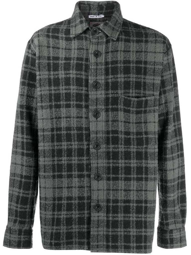 plaid check flannel shirt