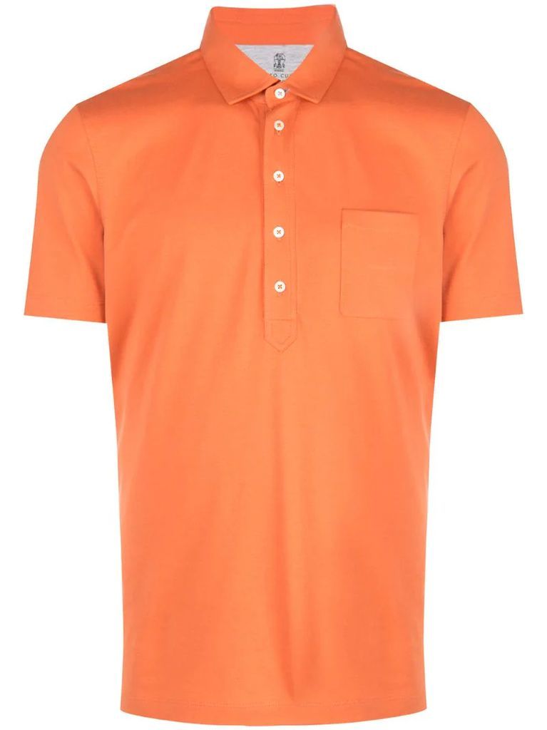 short-sleeved polo shirt