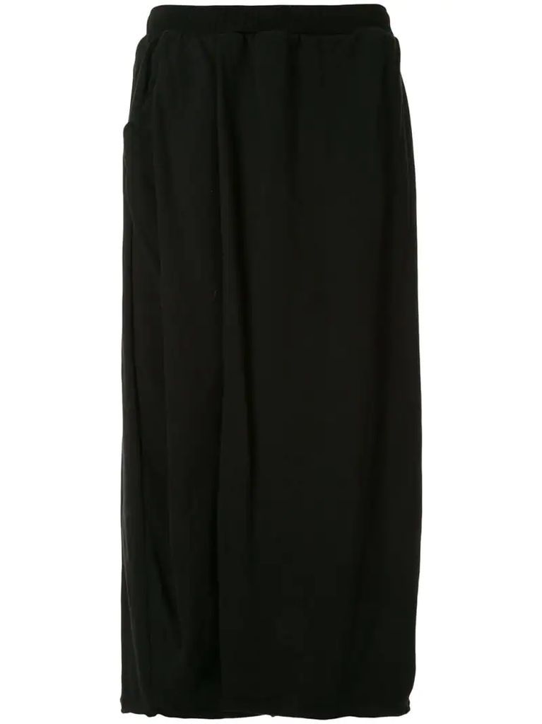 cropped wide-leg trousers