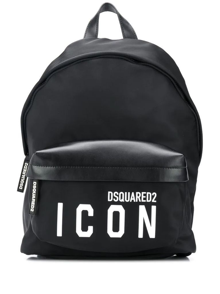 ICON print backpack