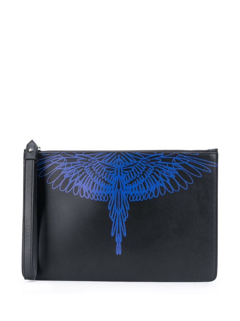 pictorial wings clutch