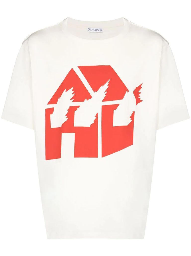 x David Wojnarowicz Burning House T-shirt