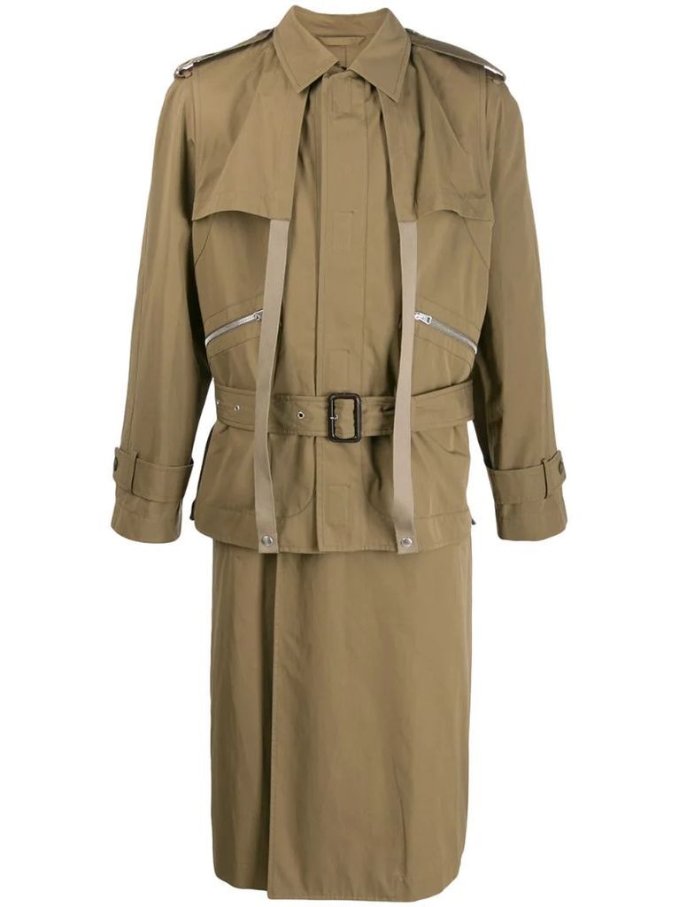 Andy belted trench coat