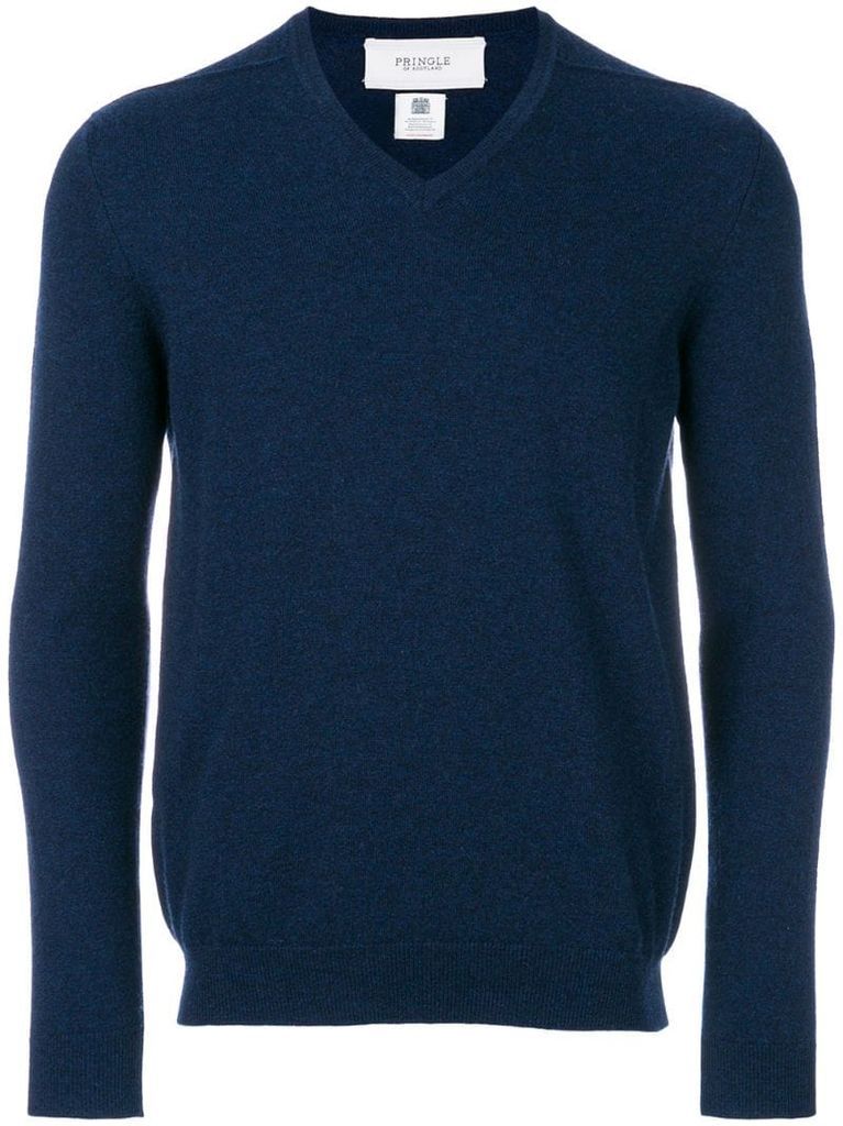 cashmere V-neck jumper