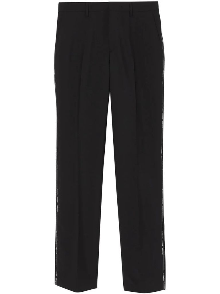 classic fit tailored trousers