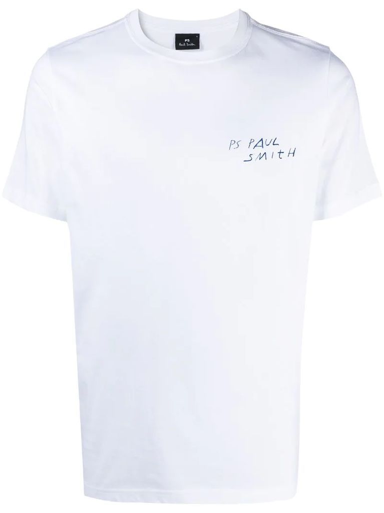 graphic-print organic cotton T-shirt