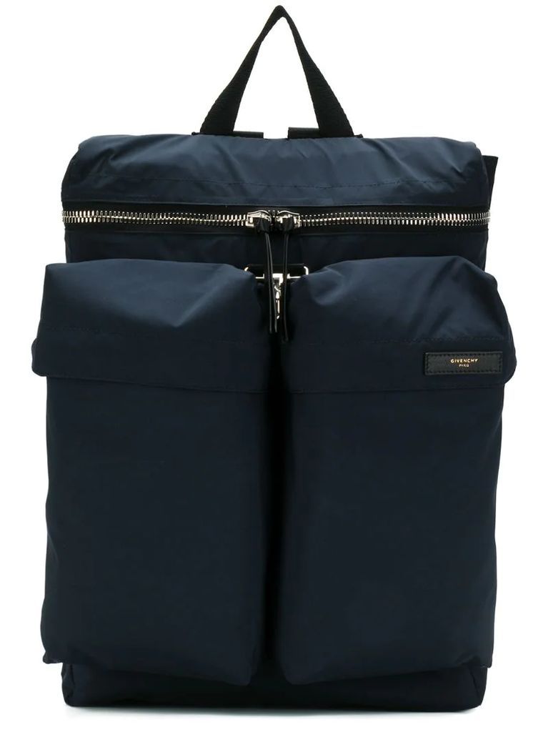 pocket front backpack