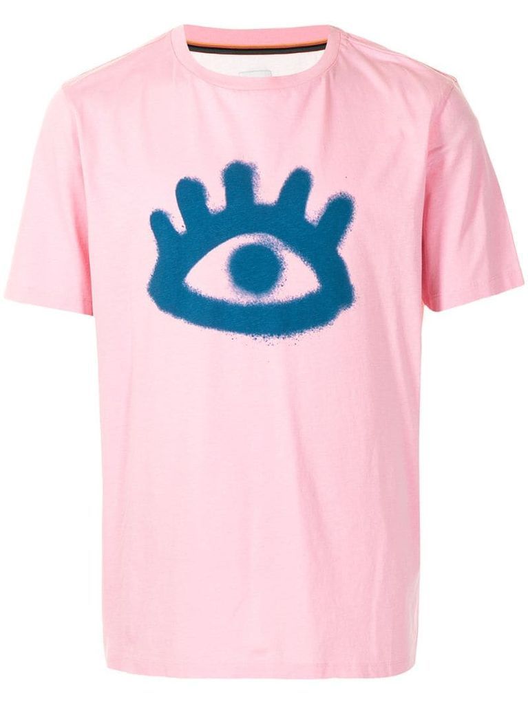 eye print T-shirt