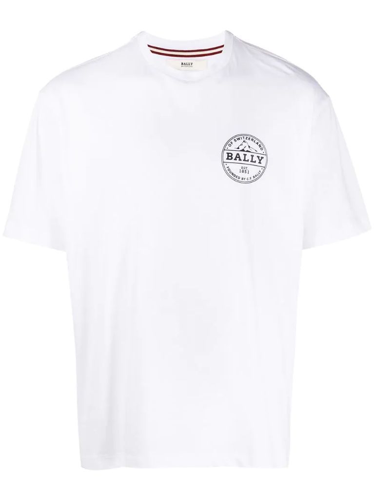 logo print organic cotton T-shirt