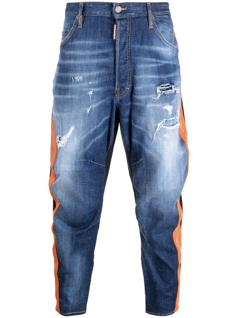 Light 2 Wash combat jeans