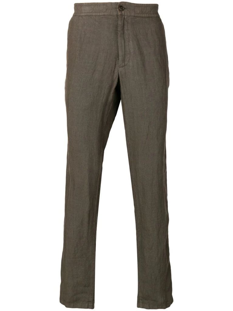 straight-leg trousers