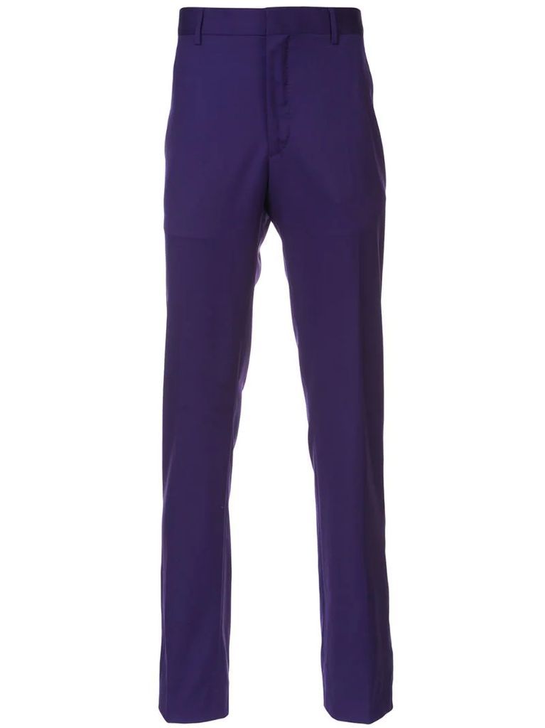 high rise tailored trousers