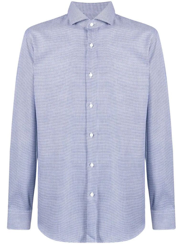 patterned cotton shirt