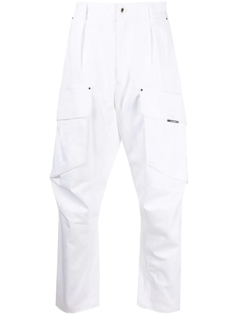 tapered cargo trousers