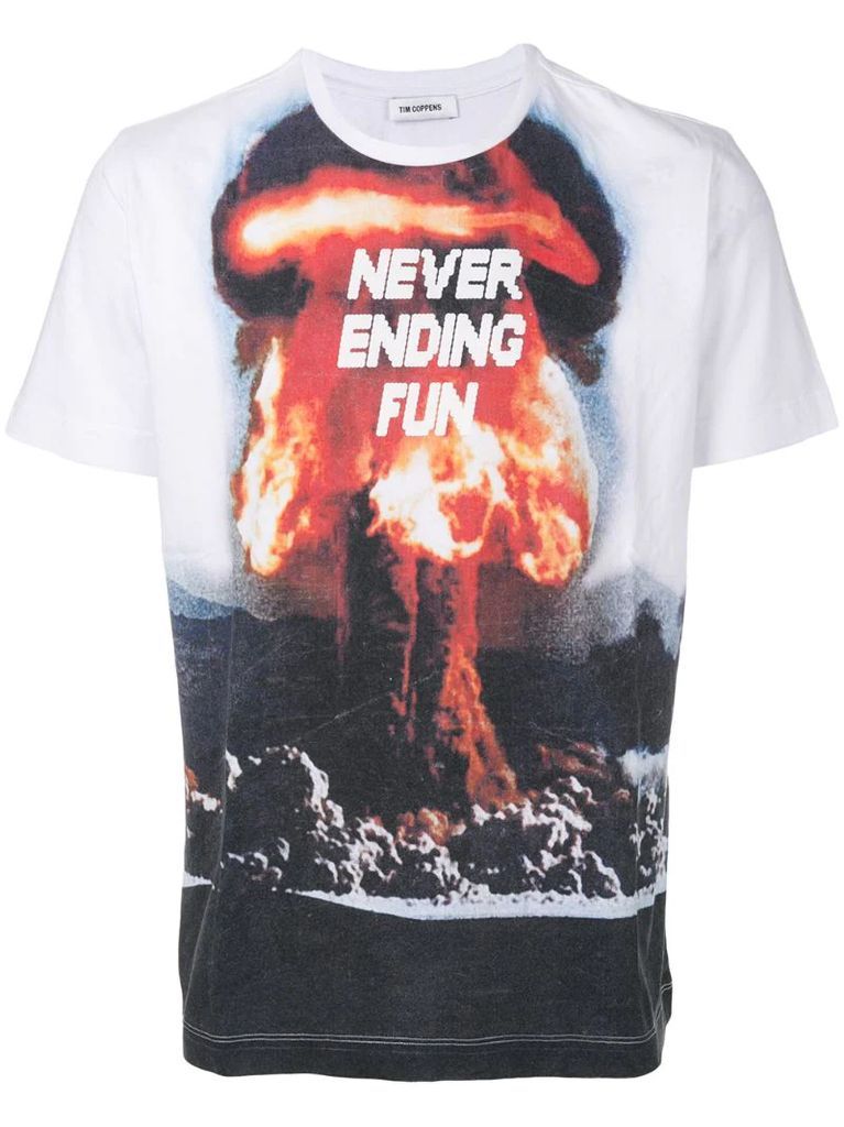 atomic print T-shirt
