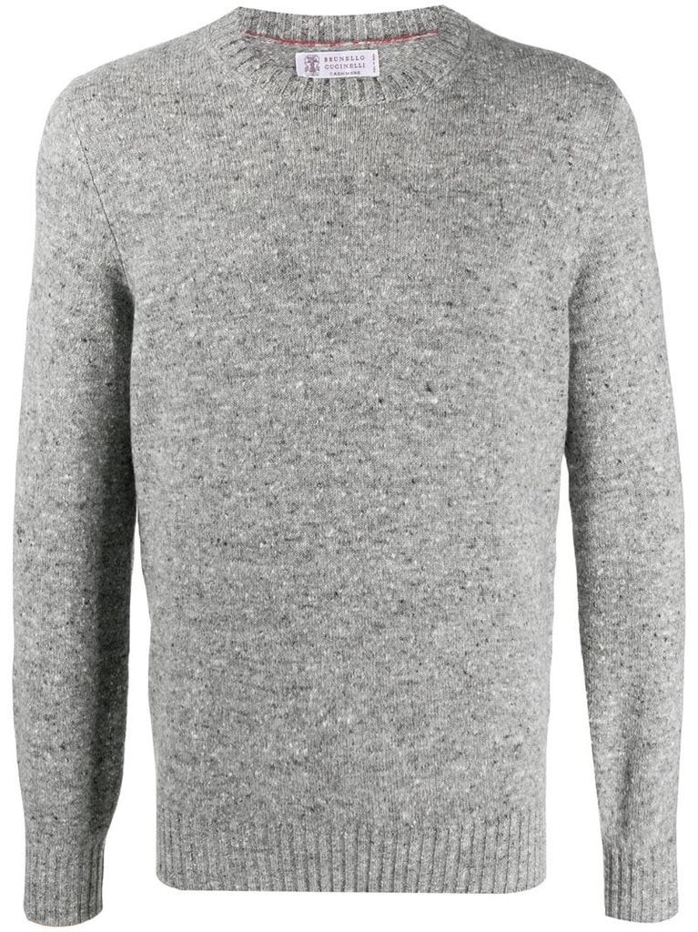 long-sleeve grey jumper