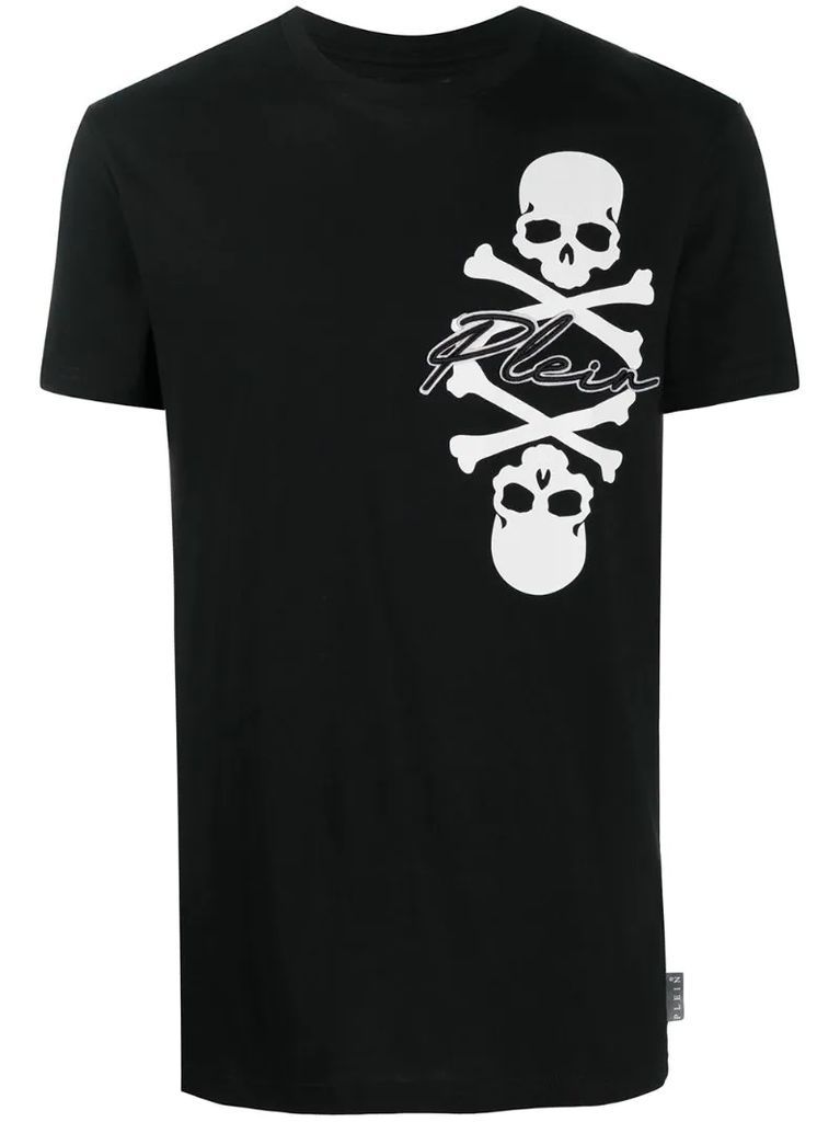 round neck SS skull T-shirt