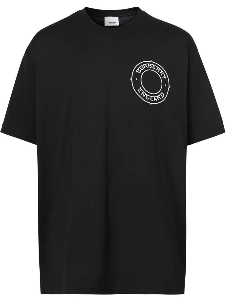 logo-print oversized cotton T-shirt