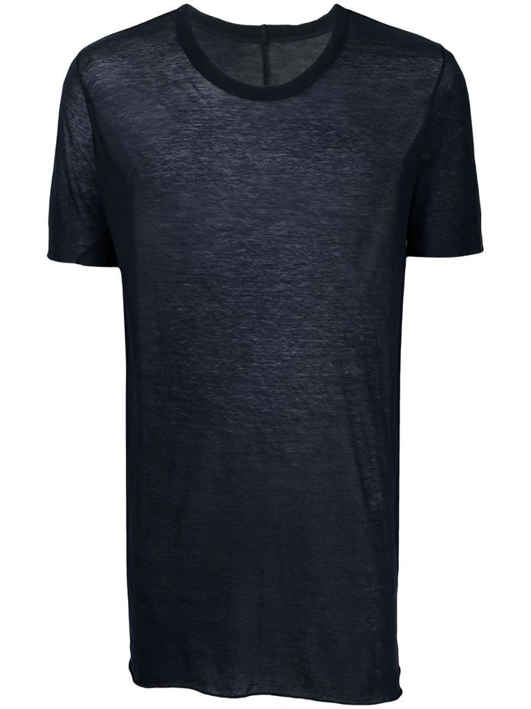 fine-knit short sleeved T-shirt