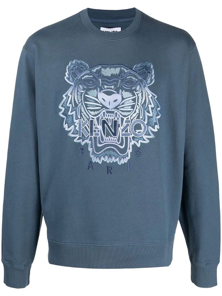 Tiger motif sweatshirt